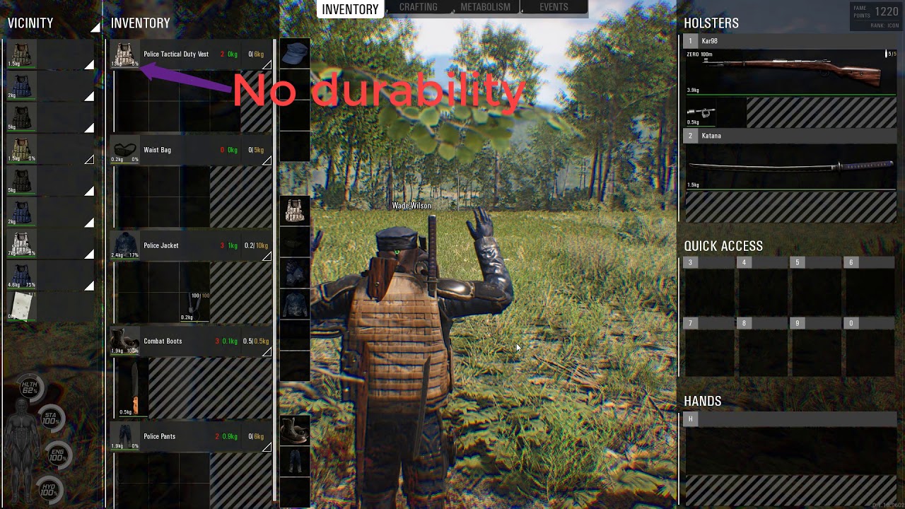 SCUM Desert camo vest exploit, GODMODE vest. YouTube