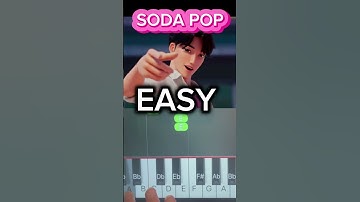 Thumbnail of SODA POP EASY piano tutorial Saja Boys K pop Demon Hunters (Jinu) #piano