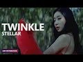 Stellar  twinkle line distribution  theseverus