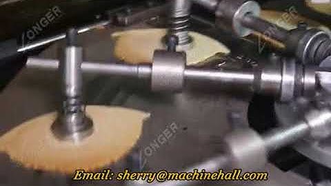 Fully Automatic Ice Cream Cone Production Line Video