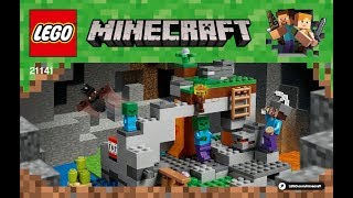LEGO Minecraft the Zombie Cave 21141 Instructions Book DIY
