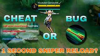 BEATRIX 1second RELOAD CHEAT OR BUG Must Watch - MLBB