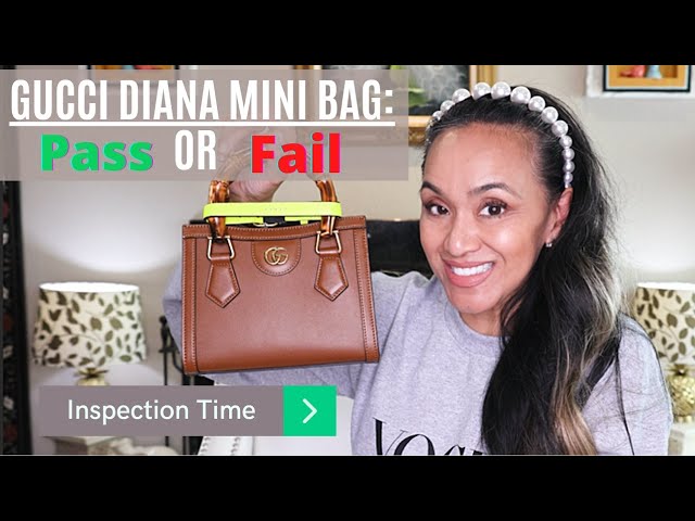 Diana Mini GG Canvas Tote Bag in Brown - Gucci