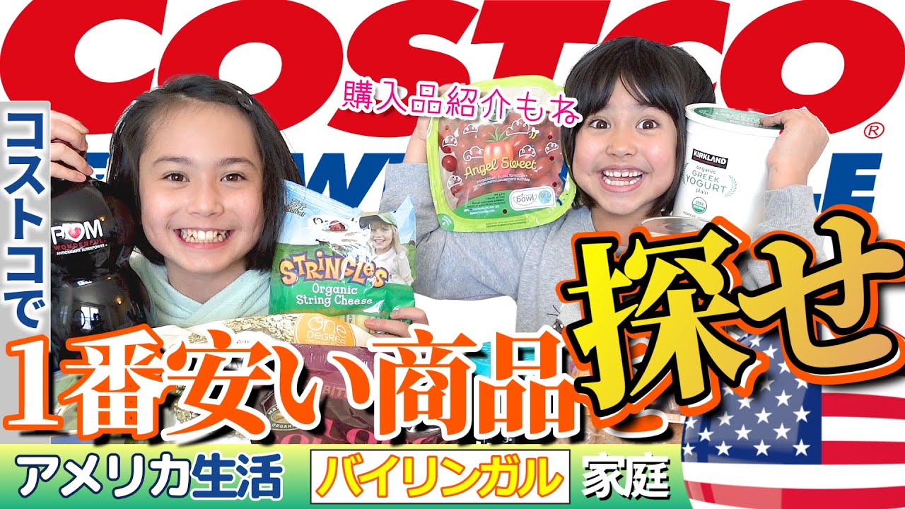 【5人家族：コストコ購入品】安いようで、高い？コストコで1番安い商品を15分以内で見つけ出せ！｜What Was the Least Expensive Item in the Costco?