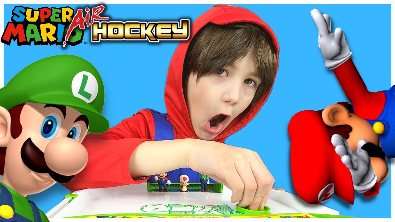 Super Mario Air Hockey