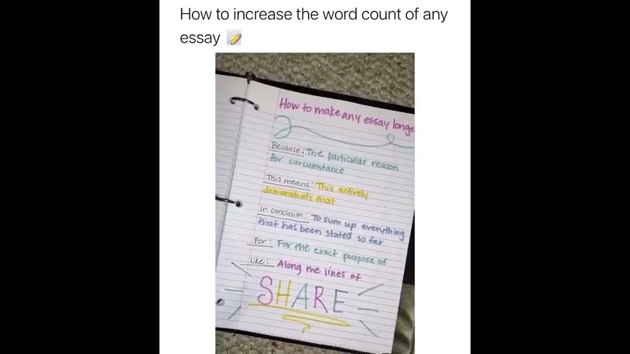 how to increase word count