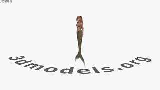Mermaid 3D model by 3DModels.org