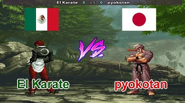 SNK vs. Capcom - SVC Chaos Super Plus - El Karate vs  pyokotan