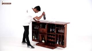 BAR CABINETS - WOODEN BAR UNIT | BUY BAR UNIT ONLINE Wooden Street offers range of exceptionally designed bar ...