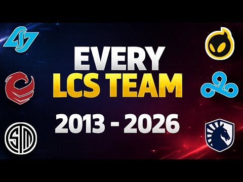 Every NA LCS Team Ever 2013–2026