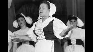 Hermine Schmidt, ehemalige Schauspielerin des Deutschen Theaters Marxstadt, Deutsche Wolgarepublik.