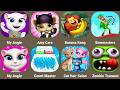 My Angela,Cat Hair salon,Amy Care,Banana Kong,Count Master,Bowmasters,Zombie Tsunami:...
