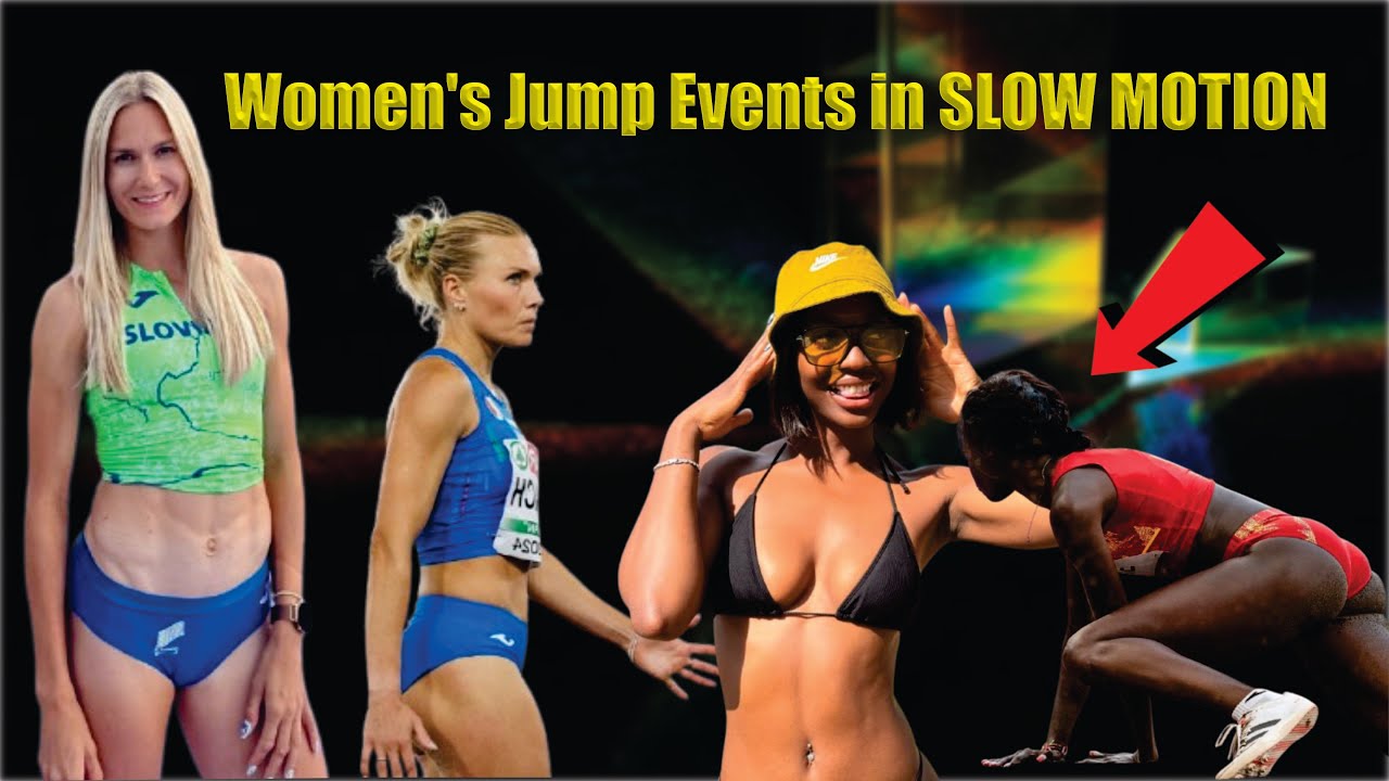 Women's Jump Events Qualifications in SLOW MOTION | track and field Athletes | 🍑🔥