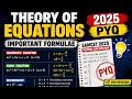     Theory of Equations in 1 Shot 🔥 | Important Formulae + 2025 PYQs #eamcet2026 #eapcet #pyq 