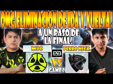 M80 VS PERRO NEGRO BO3[GAME 2]ELIMINACION- K1, DARKMAGO, MOOZ VS SLATEMS- ESL ONE RALEIGH SA DOTA 2