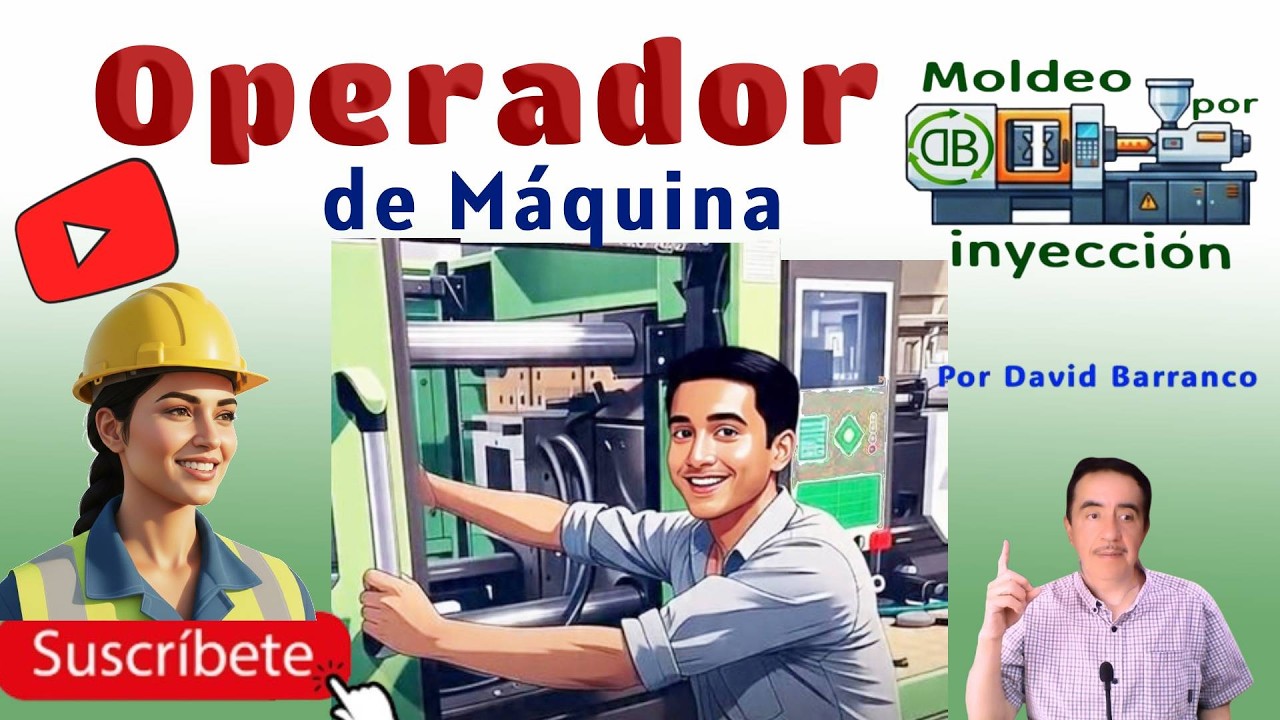 ¿Qué funciones realiza un Operador en una maquina de inyección de plásticos? responsabilidades.