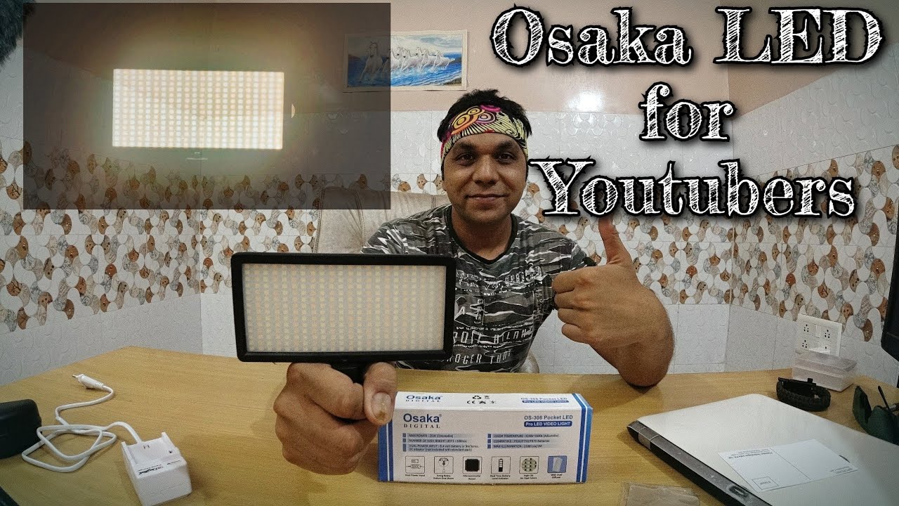 Best LED Light for Youtubers OSAKA Digital LED YouTube