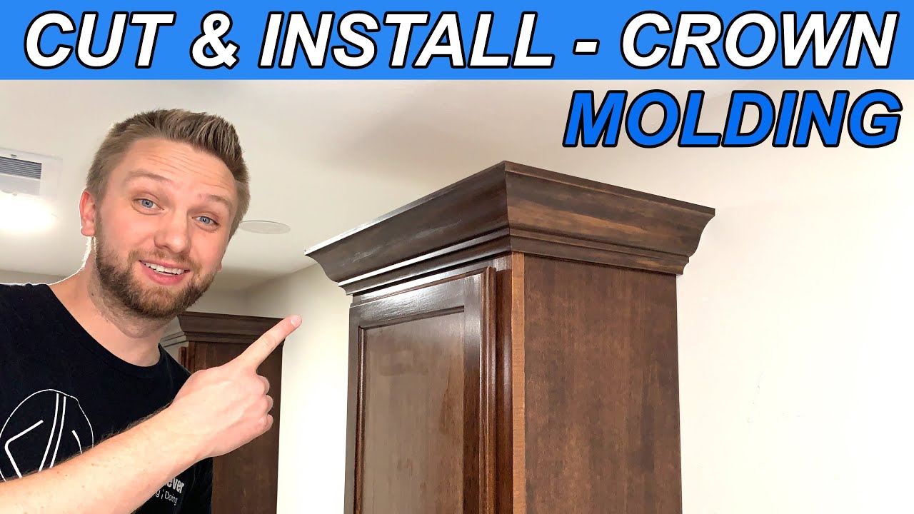 Install Crown Molding On Cabinets
