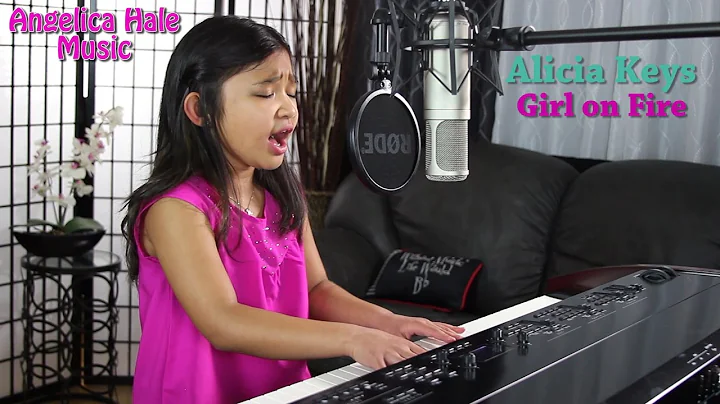 Alicia Keys - Girl on Fire Amazing Cover by 9 year...