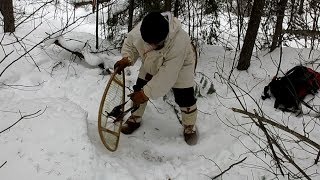 Snowshoe Scout - Part 2: Making a fire, and a boil-up