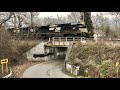 Military Train, Dangerous Railroad Overpass & 6 Track Railroad Crossing, Chillicothe Trains In Ohio