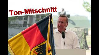 23.07.2026 Pistorius TrspHubschrRgt 30 in Niederstetten Pressekonferenz