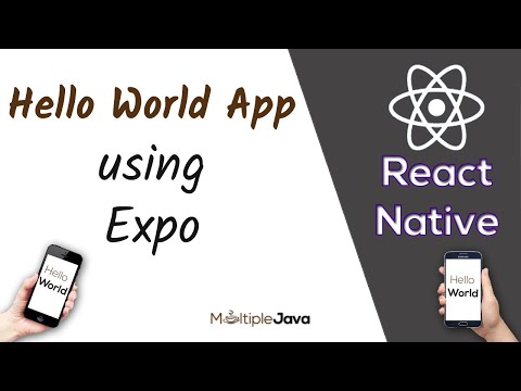How to create React Native Hello World App using Expo