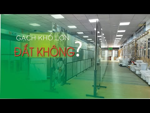 Gạch khổ lớn có đắt không - Tapuhome