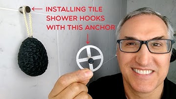 TileWare Products Tile Shower Hooks - How to Install our PermaTile Waterproof Anchors with Thinset