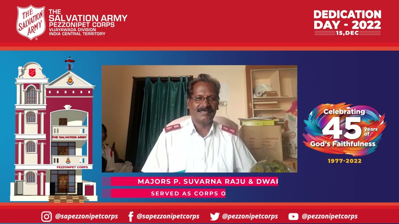 OLD OFFICERS GREETINGS - 45 YEARS CELEBRATIONS OF PEZZONIPET CORPS