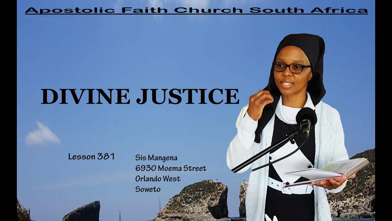 Sis Mangena, Lesson 381. Apostolic Faith Church South  Africa Live Broadcast