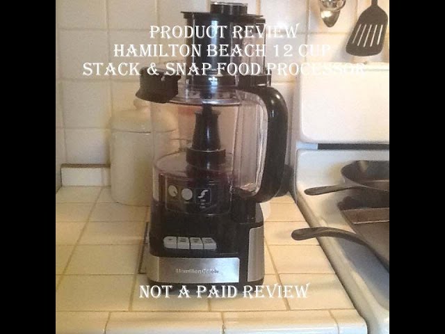 Hamilton Beach Stack & Snap Food Processor & Reviews