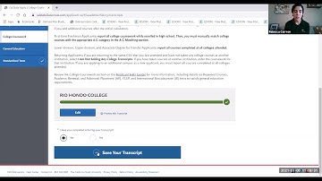 CSU Application Update Tutorial