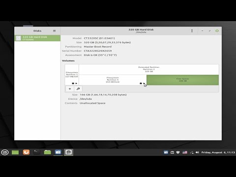 How To Create Hard Disk HDD Partition In Linux Mint In Malayalam - YouTube