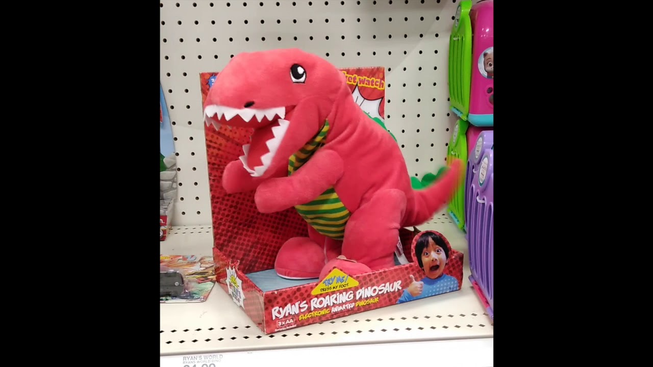 Roaring Dinosaur on the Shelf at Target 