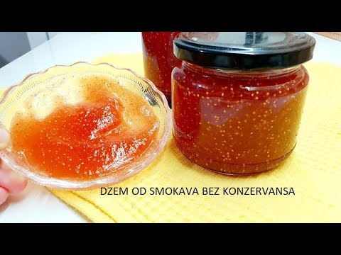 DOMAĆI DŽEM OD SMOKAVA BEZ KONZERVANSA KOJI SE SPREMI ZA 45 MINUTA