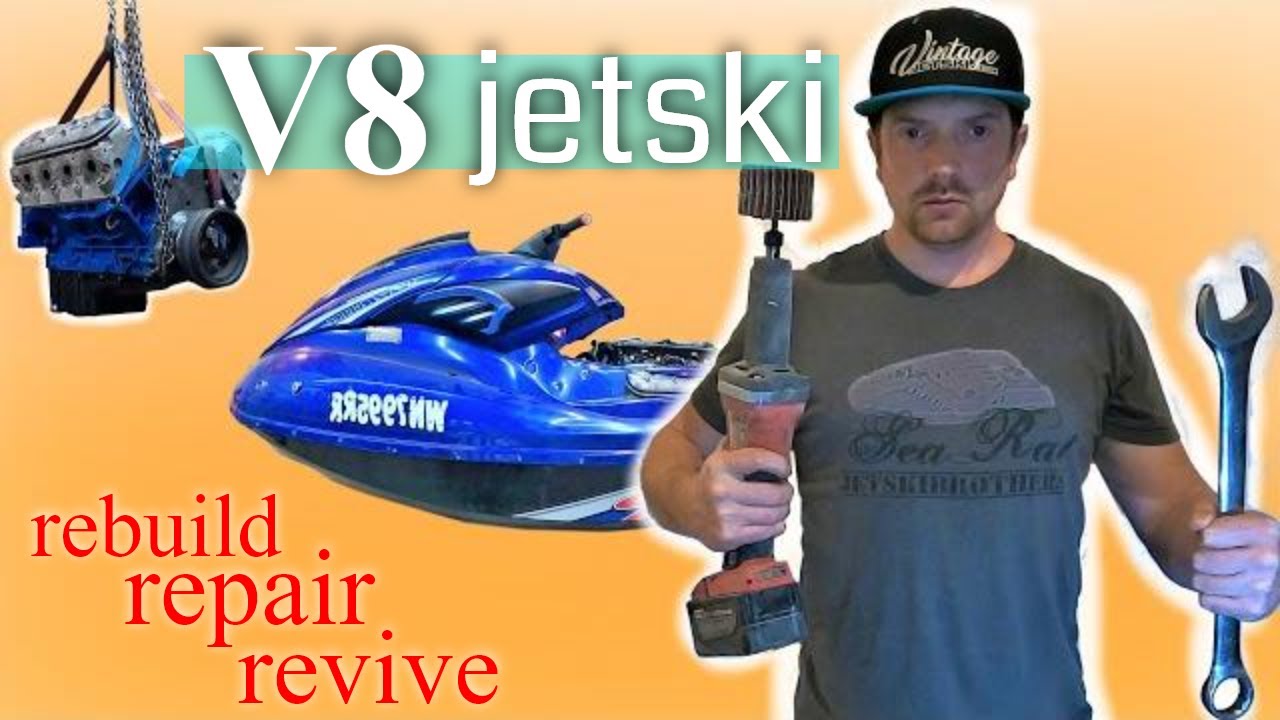 v8 jetski rebuild repair revive - YouTube
