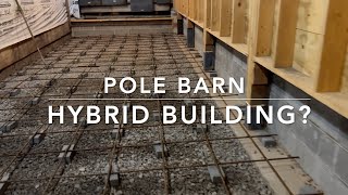 CHECK OUT THIS STRANG FRAMING DETAIL. POLE BARN???