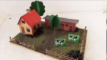 How To Make Simple Fences For Dioramas, Model Scenery And Family Activities