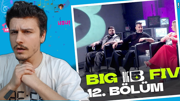 Big5 Türkiye | 12. Bölüm : KRİTİK PERFORMANS HAFTASI -  Reaction