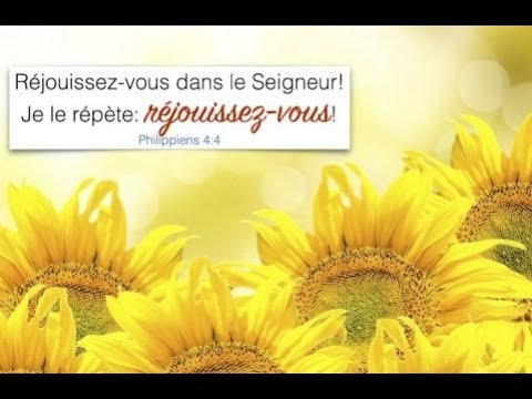 Rjouissez vous toujours dans le Seigneur je le rpte rjouissez vous