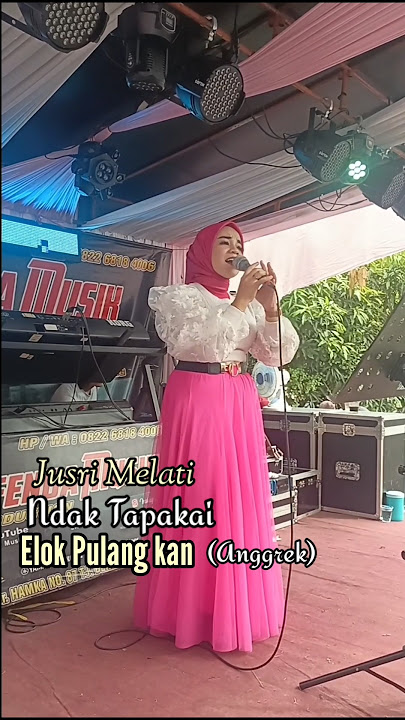 Ndak Tapakai Elok Pulangkan- Anggrek. Live Jusri melati