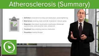 Atherosclerosis: Definition, Diagnosis & Treatment - Vascular Medicine | Lecturio