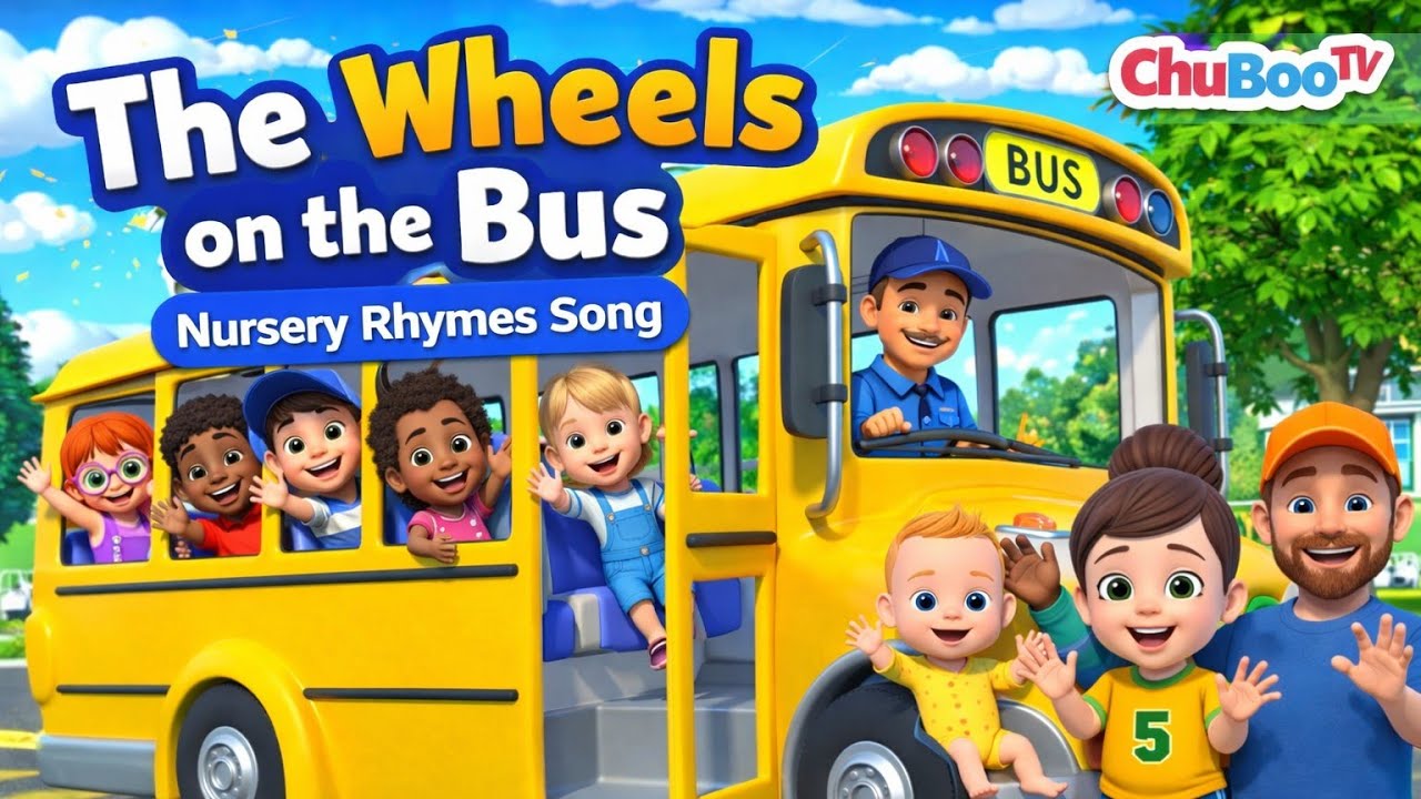 Wheels on the Bus Adventure 🚌 Fun Kids Song | ChuBooTV Nursery Rhymes for Toddlers
