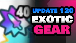 NEW PASSIVE SLOT 💪🏼 EXOTIC GEAR IS INSANE 😵 UPDATE 120 WEAPON FIGHTING SIMULATOR ROBLOX PAPTAB
