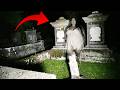 A MAIOR PROVA DO SOBRENATURAL FANTASMA REAL APARECE EM CEMITÉRIO!