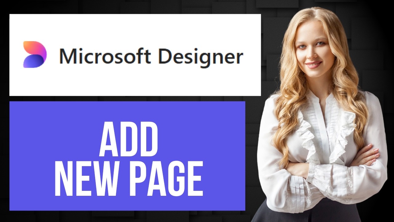 How to Add New Page in Microsoft Designer | Insert Blank Page - YouTube