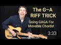 THE G-A RIFF TRICK: GOING GAGA FOR MOVABLE CHORDS !