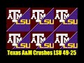 Texas A&M Crushes LSU 49 25   Marcel Reed Heisman Highlights & SEC Upset Recap 2025