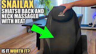 I Tried the Snailax Shiatsu Back and Neck Massager with Heat Review